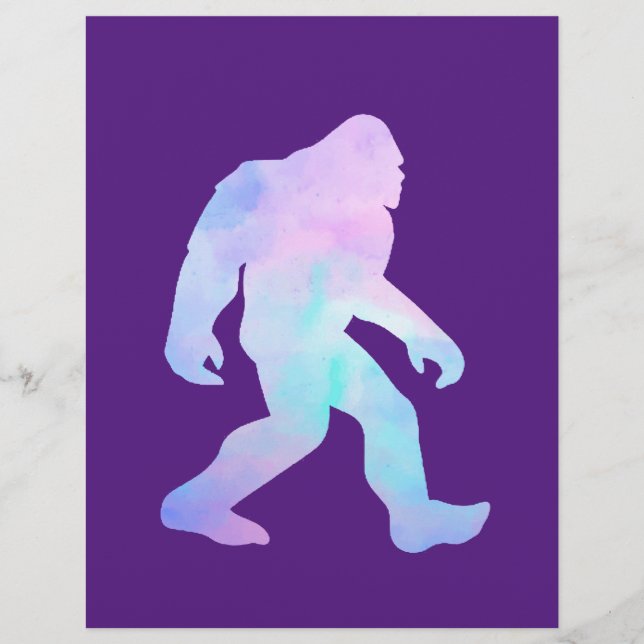 Flyer Bigfoot Aquarela       (Frente)