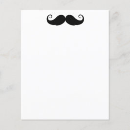 Flyer Bigode 11,4 cm x 14,2 cm Cartaz