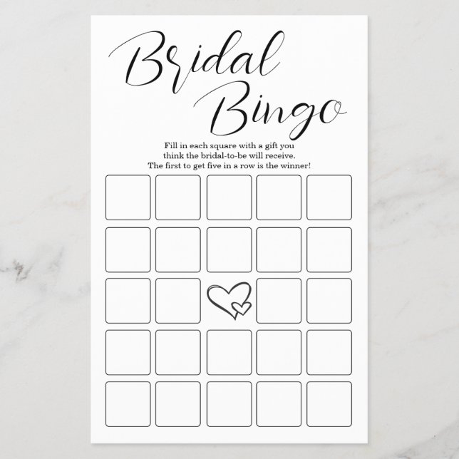 Flyer Bingo Bridal 2in1 e o que acontece nos seus Jogos  (Frente)