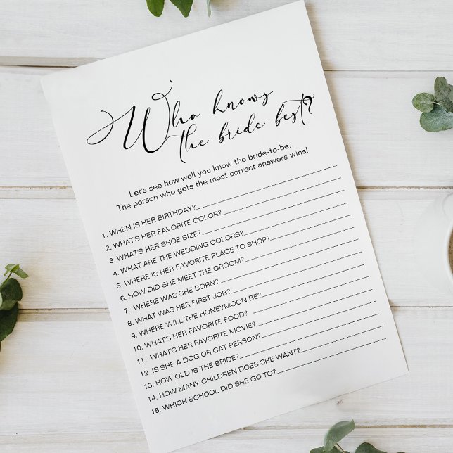 Flyer Black Modern Simple Game Que Conhece Melhor A Noiv (Criador carregado)