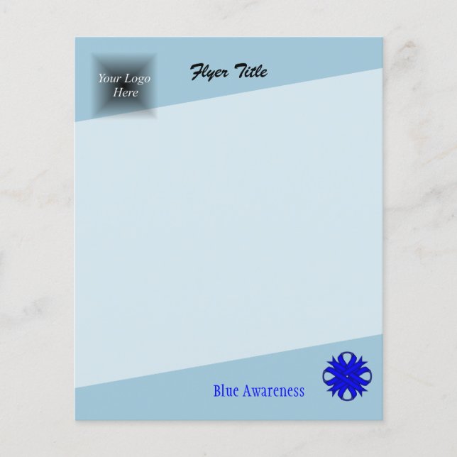 Flyer Blue Clover Ribbon por Kenneth Yoncich (Frente)