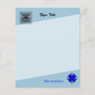 Flyer Blue Clover Ribbon por Kenneth Yoncich