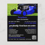 Flyer Blue Garden Lawn-Mower, Serviços de Cuidados Lança<br><div class="desc">Azul Garden Lawn-Mower,  Serviços de Cuidados Lançados Folheto Publicitário da Loja de Cartão de visita.</div>