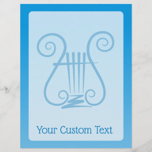 Flyer Blue Lyre