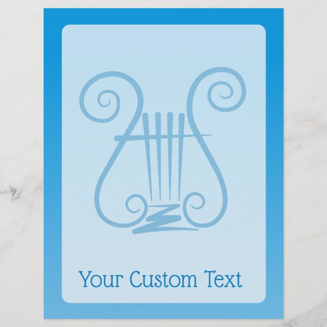 Flyer Blue Lyre (Frente)