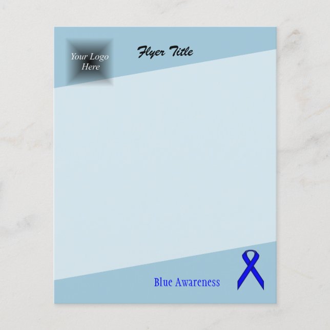 Flyer Blue Standard Ribbon por Kenneth Yoncich (Frente)