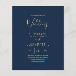 Flyer Boda Espanhola Bilíngue Casamento Inglês do ORÇ