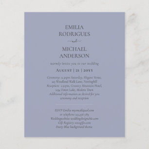 Flyer Boda Espanhola de BILINGUAL, com dupla face orçam