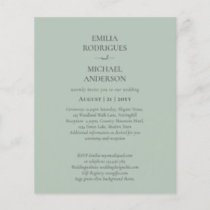 Flyer Boda Espanhola de BILINGUAL, com dupla face orçam