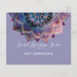 Flyer Boho Nebula Mandala, Mística