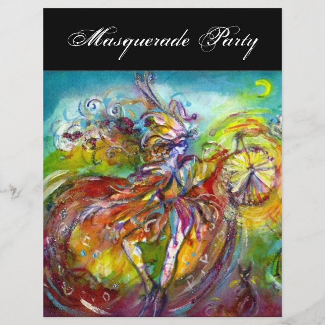 Flyer Bola, dança e música do Mascarada CARNIVAL ITALIAN (Frente)
