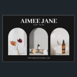 Flyer Bold Minimalist Boutique, Salon Photo Trio Black<br><div class="desc">Elevem sua marca e promoções com nosso modelo de folheto personalizável, projetado para cativar butiques, maquiadores, salões de beleza, fotógrafos, compras on-line e muitos outros. Nossa design elegante e minimalista coloca seu nome de empresa em destaque, chamando instantaneamente a atenção de sua plateia. Com três marcadores de fotos elegantemente arquivados...</div>