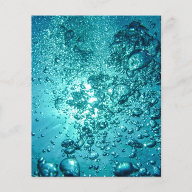 Flyer bolhas de ar-230014 BOLHAS DE ÁGUA OCEANO SUBÁGUA (Frente)