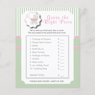 Flyer Bolsa Verde Rosa e Mint - Preço