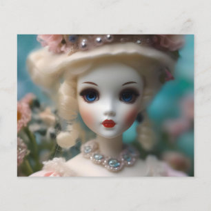 Flyer Boneca Vintage Azul,