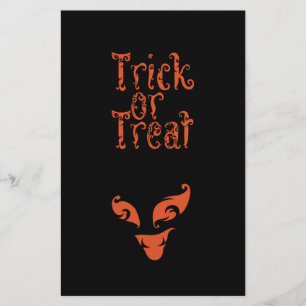 Flyer Boo Trick ou Treine design