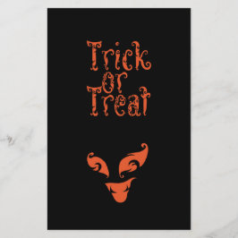 Flyer Boo Trick ou Treine design
