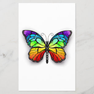 Flyer Borboleta arco-íris Monarca