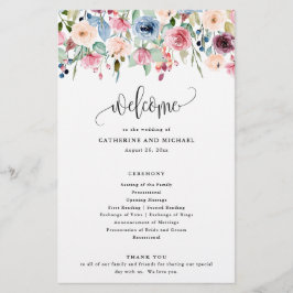 Flyer Borda de Bloqueio de Flor de Água, Programa de Pap