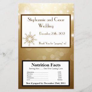 Flyer Borrão do cobre do Natal do envoltório da pipoca