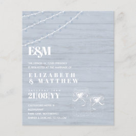 Flyer Bote Azul Dusty Boo MasonJars