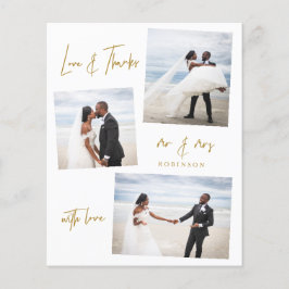 Flyer Bote De Colagem Simples De Orçamento Obrigado Flye