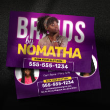 Braços Roxos Vibrantes e Salão de Travagem do Cabe