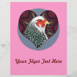 Flyer Brahma Hen Heart