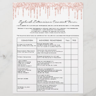 Flyer Branco do rosa da renúncia da responsabilidade da