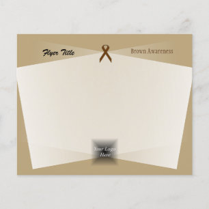 Flyer Brown Standard Ribbon por Kenneth Yoncich