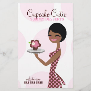 Flyer Brunette de Cutie do cupcake de 311 Carmella