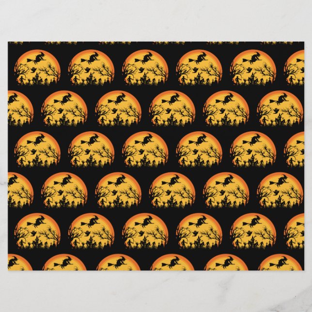 Flyer Bruxa, por favor, Papel Escrapbook (Frente)