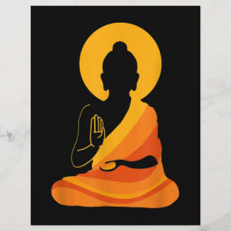 Flyer Buddha YingYang Zen Yoga, relaxe, aproveite a vida