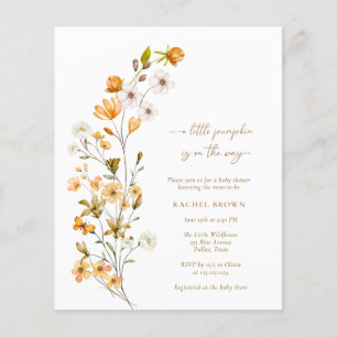 Flyer BUDGET Bohemian Floral Little Pumpkin