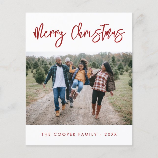 Flyer Budget Christmas Card (Frente)