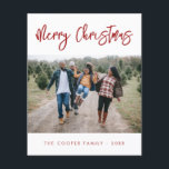 Flyer Budget Christmas Card<br><div class="desc">Create a lasting impression this season with a unique holiday card. This simple,  Christmas tree card template features a clean,  modern design. Customize it with your information and make it uniquely yours!</div>