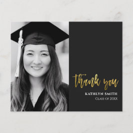 Flyer BUDGET Dourado Script Modern Photo Formando Obriga