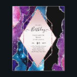 Flyer BUDGET Glitter Glam Foil Bonito Menina Qualquer Id<br><div class="desc">*** OBSERVAR que esta opção de orçamento é um folheto (envelopes NÃO incluídos), daí o preço baixo - o SATIN é a opção mais espessa aqui. Para mais opções de convite (tipos de papel/cartão mais espessos/maiores TRANSFERIR para 'convite' usando as ferramentas de página *** FAQS *** Este item tem campos...</div>