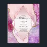 Flyer BUDGET Glitter Glam Foil Bonito Menina Qualquer Id<br><div class="desc">*** OBSERVAR que esta opção de orçamento é um folheto (envelopes NÃO incluídos), daí o preço baixo - o SATIN é a opção mais espessa aqui. Para mais opções de convite (tipos de papel/cartão mais espessos/maiores TRANSFERIR para 'convite' usando as ferramentas de página *** FAQS *** Este item tem campos...</div>