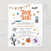 Budget Trick or Treat Halloween Birthday Party