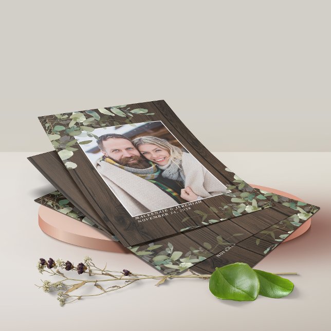 Flyer BUDGET Wood Rustic Wood Eucalyptus Foto Salvar Dat (Criador carregado)