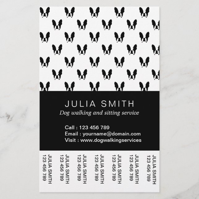 Flyer Buldogue Francês (Frente)