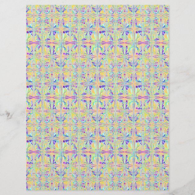 Flyer Bulk - Easter Pastels Abstract Scrapbook Paper (Frente)