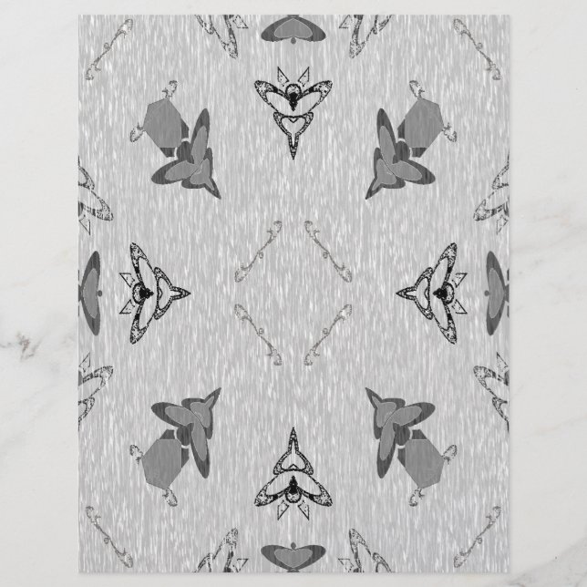 Flyer Bulk W&B Flying High Scrapbook Pages (Frente)