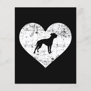 Flyer Bulldog Preto do Coração Amantes Buldogue