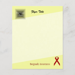 Flyer Burgundy Standard Ribbon por Kenneth Yoncich