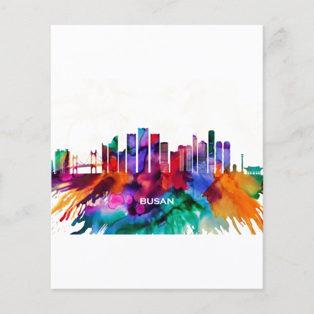 Flyer Busan Skyline (Frente)