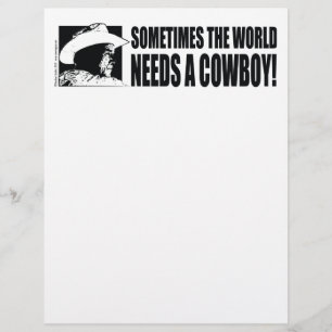 Flyer BUSH-Cowboy-Hat-White