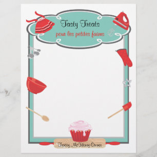 Flyer Cabeçalho retro do insecto do cozimento e do