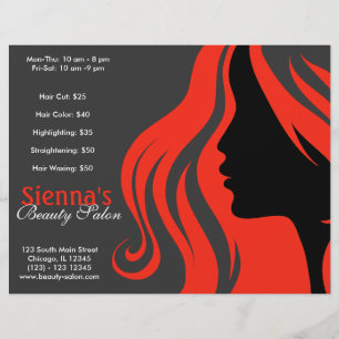 Flyer Cabeleireiro (firebrick)